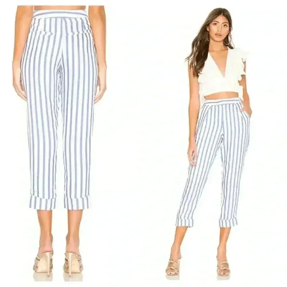 Tularosa Aimee Pant Blue & White Stripe Size XL - Picture 1 of 11